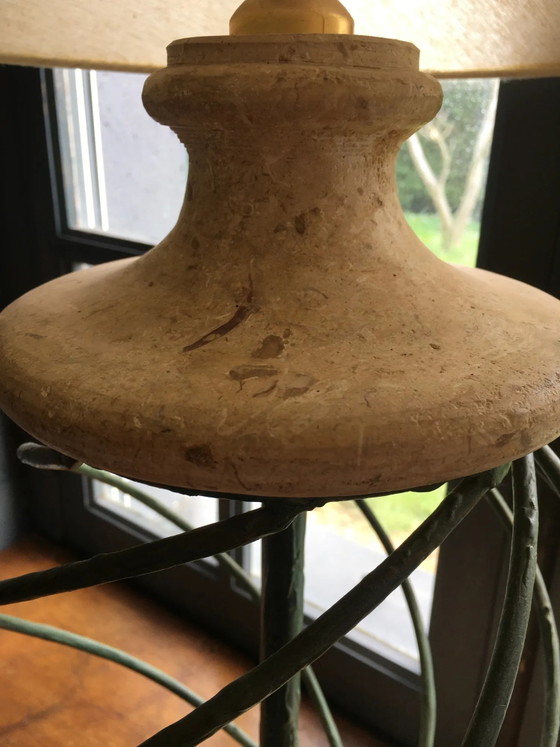 Stone and metal lamp – Table lamps, Vintage (photo 10 of 11)