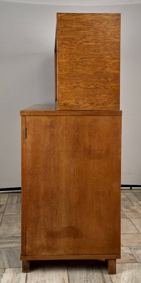 Image 1 of Vintage houten dressoir, jaren 1930, Tsjechoslowakije
