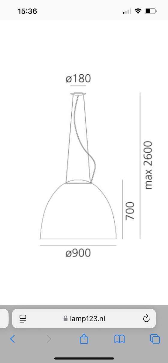 Image 1 of Nur Artemide Lamp L