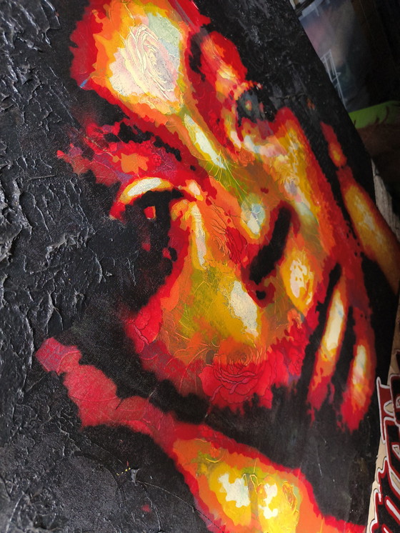 Image 1 of Three-part Claus Costa Jacksons Diana Ross Michael Jackson art