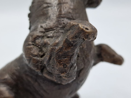 Image 1 of Kleine Bronzeskulptur eines Pferdes, Arthur Spronken?