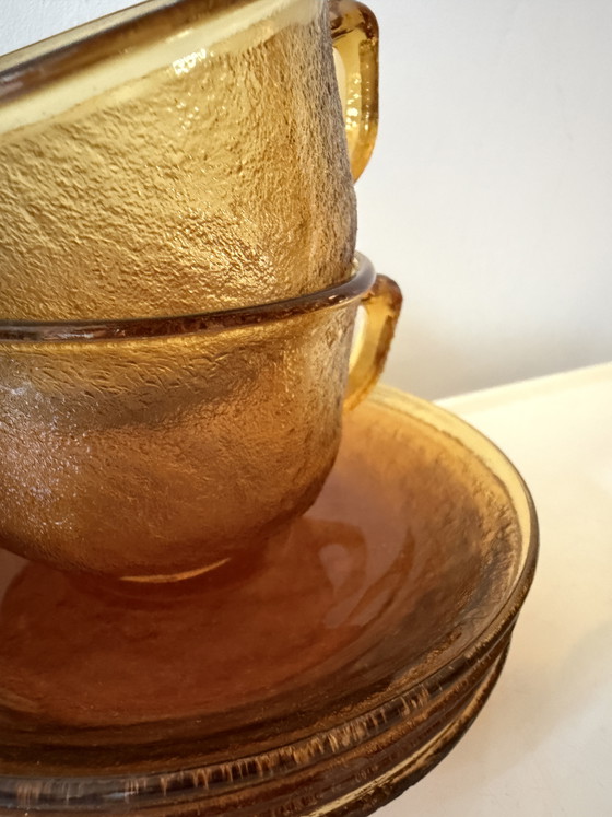 Image 1 of Set of 4 cups and saucers, 1960s