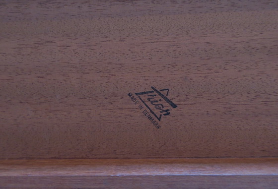 Image 1 of Set of Teak Coffee Tables and Tray by Johannes Andersen for Trioh, Denmark 1960s