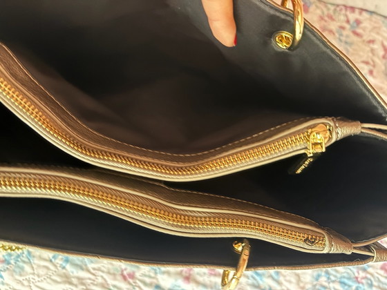 Borsa Shopping Gio Cellini Milano - Color Bronzo, Borse tote, Metallo, Skai, Marrone (foto 14 di 15)