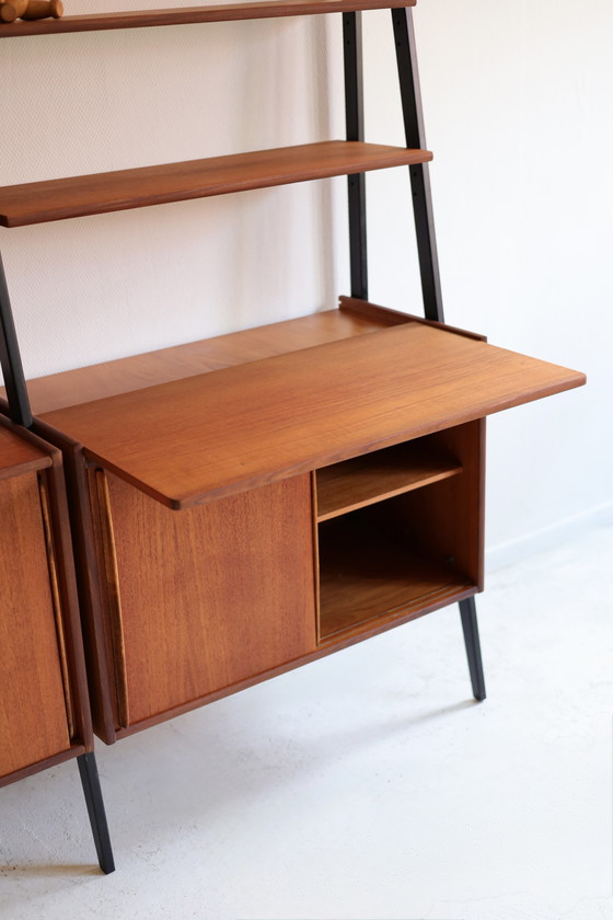 Image 1 of Scandinavische Wandkast, Jaren 60