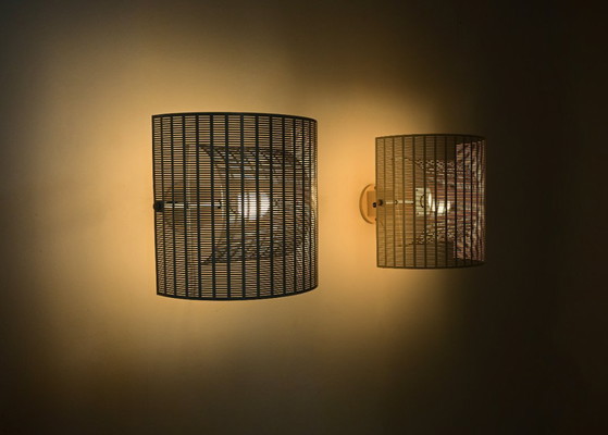 Image 1 of Shogun wandlampen van Mario Botta voor Artemide, jaren 80, set van 2