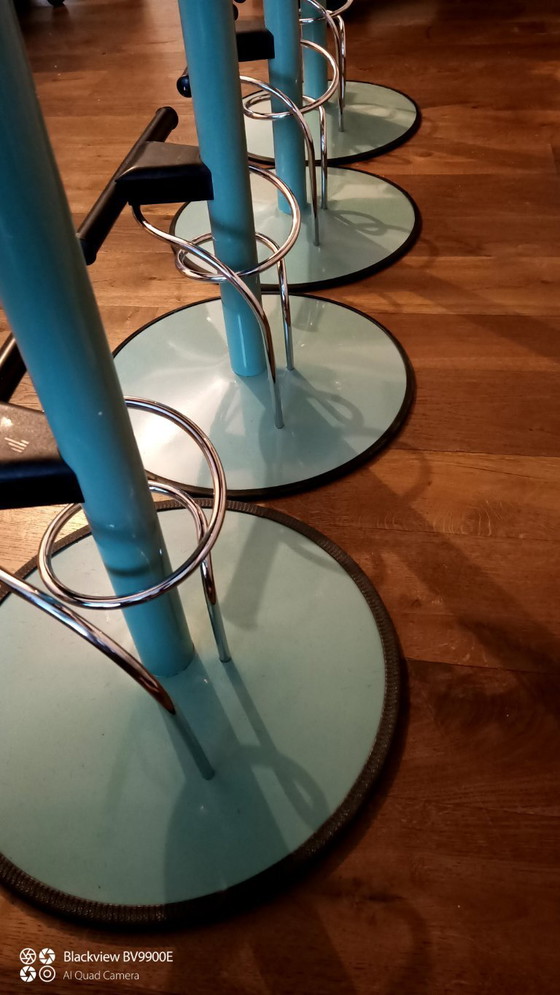 Image 1 of 4 Bar stools 'Marlon' by Bonaldo 80's