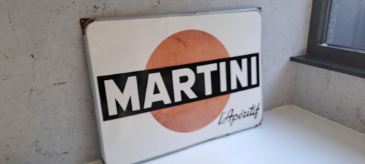 Martini enamel sign from the '60s – decoratieve objecten, Iron (photo 2 of 5)