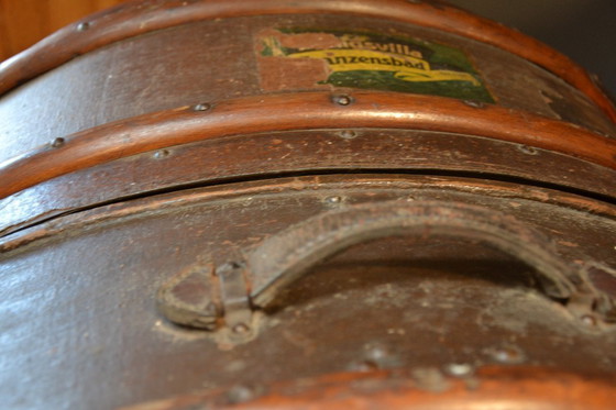 Image 1 of Alter antiker Reisekoffer – Kabinenkoffer – Original