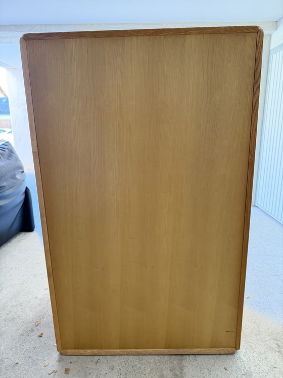 Armoire Vintage Derk Jan De Vries – Années 1960/70 – Bois Et Cannage – Wood (photo 12 of 14)
