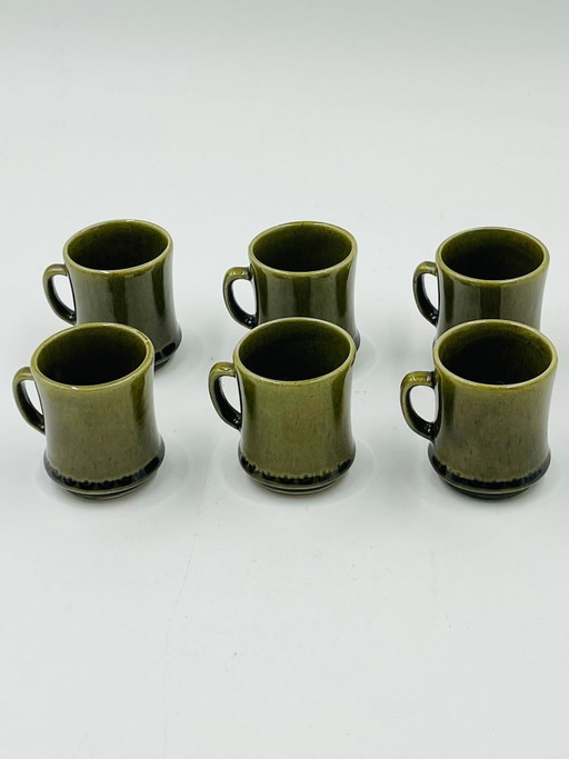 Set 6 Tazzine Espresso Deco Hälsingborg Bari 15/1 Oliva