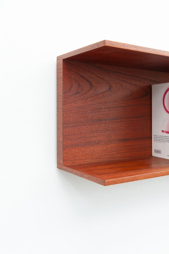 Image 1 of Wandregal aus Teak von Walter Wirz für Wilhelm Renz (1960er)