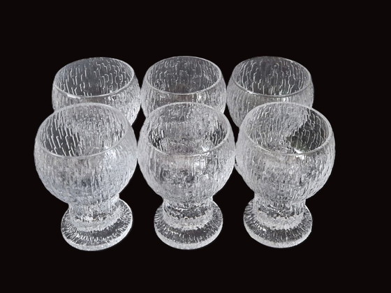 Iittala - 6 bicchieri da vino "Kekkerit" di Timo Sarpaneva – Bicchieri e caraffe, Vetro (photo 5 of 6)
