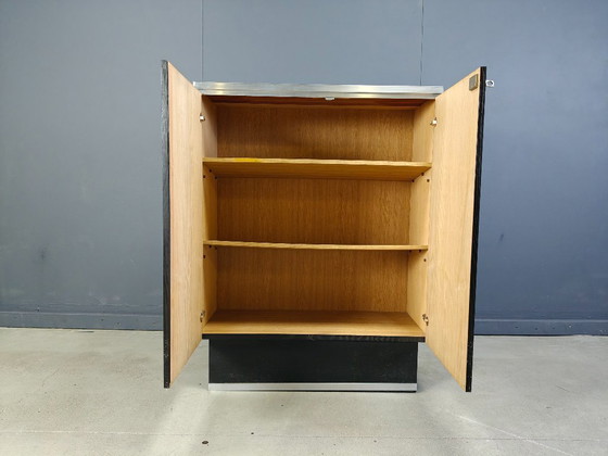 Image 1 of Mobile bar brutalista nero d'epoca, 1970