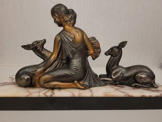 Image 1 of Sculpture Art Déco – signée MOLINS – vers 1930