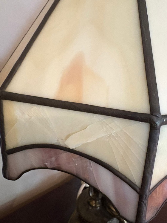 Image 1 of Lampada da tavolo in stile Tiffany