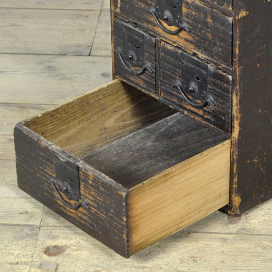 Antieke Japanse Ko-Dansu met origineel ijzerbeslag, circa 1900 – Ladekasten, Iron, Wood (photo 5 of 10)