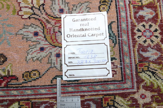 Image 1 of Origineel handgeknoopt Perzisch tapijt Tabriz 40 Raj Fijn 387 X 300 Cm Topconditie