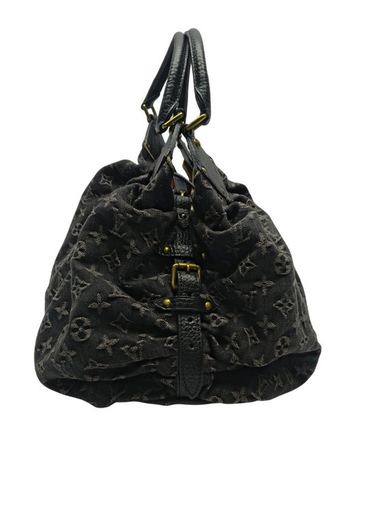 Image 1 of Sac hobo Louis Vuitton Surya Monogram en denim noir XL
