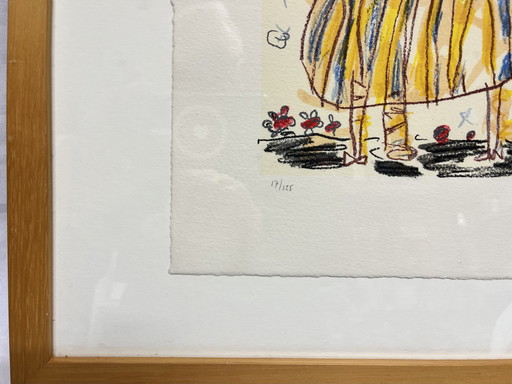 Lot of two screenprints by Kees Salentijn: Cat 11 and 12