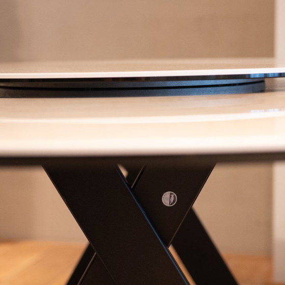 Image 1 of Calligaris Ceramic Round Dining Table | Cartesio 