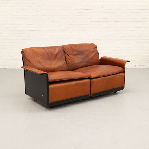 Dieter Rams Vitsoe Tweezitsbank 70's – 2 zitsbanken, Plastic, Leather (photo 2 of 11)