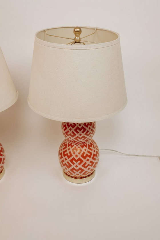 Image 1 of Vintage eclectic table lamps, set of 2