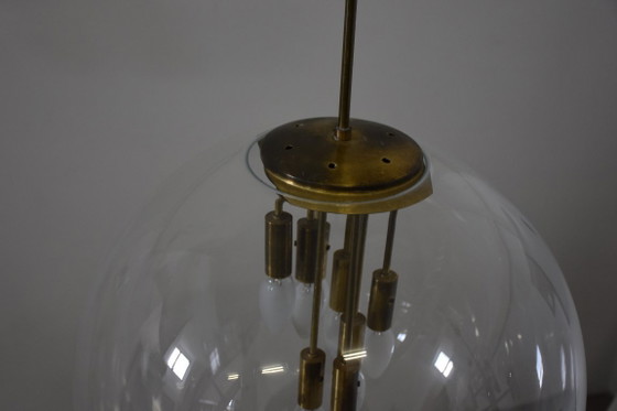 Image 1 of Nederlandse bolvormige lamp uit het midden van de 20e eeuw, jaren 70.