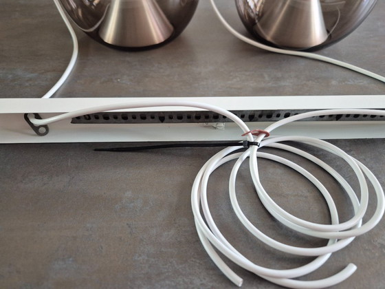 Image 1 of Suspension vintage - RAAK / 2 globes - Années 1960