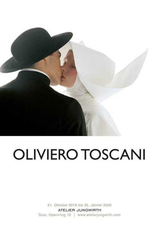 Oliviero Toscani 'Priester en non' voor Benetton – posters, Paper
