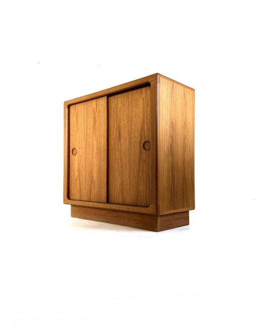 Vintage dänischer Teakholz-Schuhschrank, CFC Silkeborg ‘70