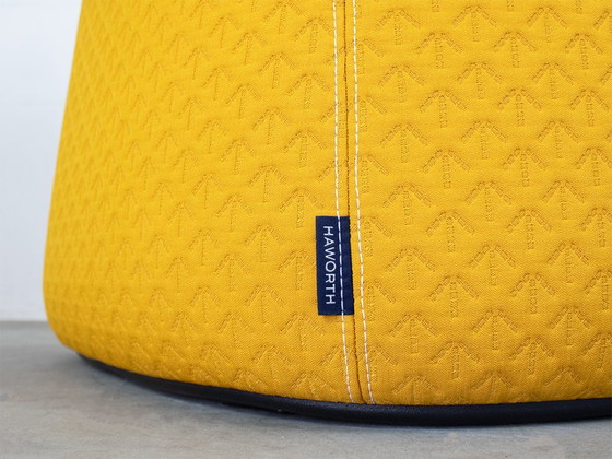 Haworth Openest armchair and pouf designed by Patricia Urquiola, Textile, Yellow, Modern (photo 11 of 11)