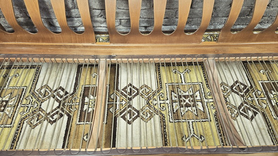 Image 1 of Divano scandinavo a 3 posti in tessuto bouclette 1960