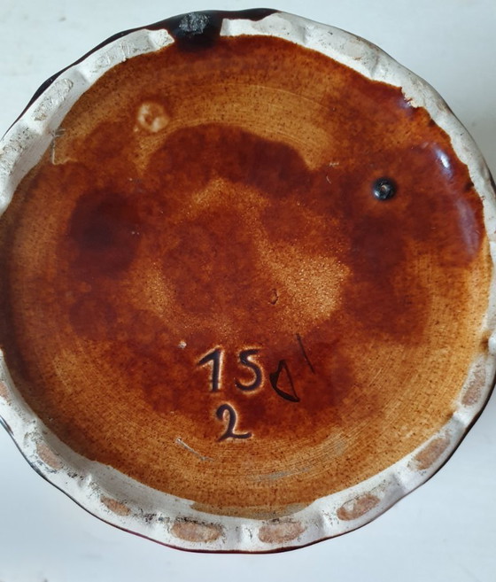 Image 1 of Antico vaso da fiori Art Nouveau in maiolica francese ca. 1900