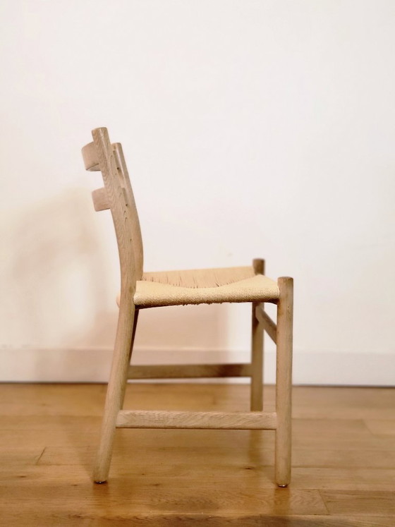 Image 1 of Juego de 6 sillas de comedor modelos CH46 y CH47 de Hans J. Wegner.