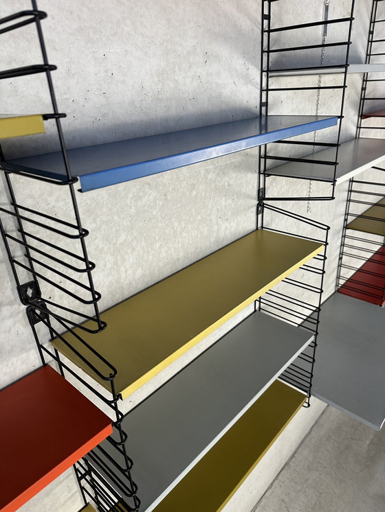 Image 1 of Vintage wandrek + desk Tomado incl. spiegel, kruk, boekensteunen