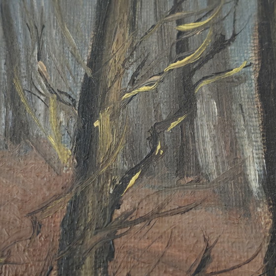 Image 1 of Daniele Pierot (1896–1981) | Nella foresta di Soignes | Pittura della foresta di Sonia