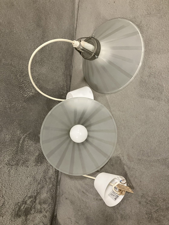 Ikea 90er Have Pendelleuchte Set Typ T0404 – Pendelleuchten, Glas, Metall (photo 4 of 5)