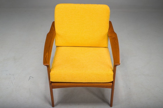 Image 1 of Dänischer Loungesessel aus Teakholz, Mid Century, Ib Kofod-Larsen, 1960er Jahre