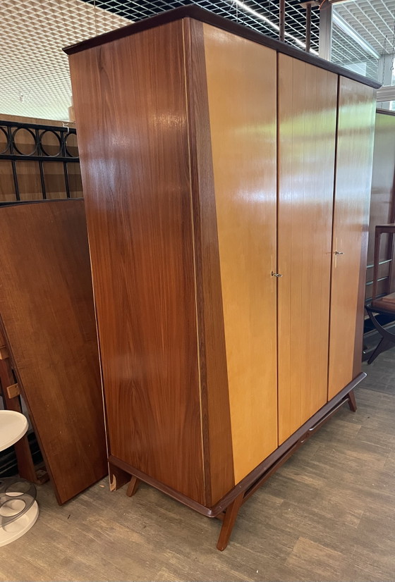 Image 1 of 3-door wardrobe with 2 matching bedside tables