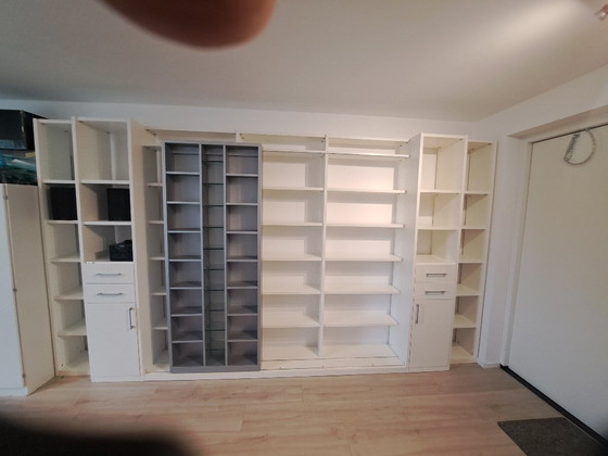 Image 1 of Libreria e credenza Paschen con pannello scorrevole