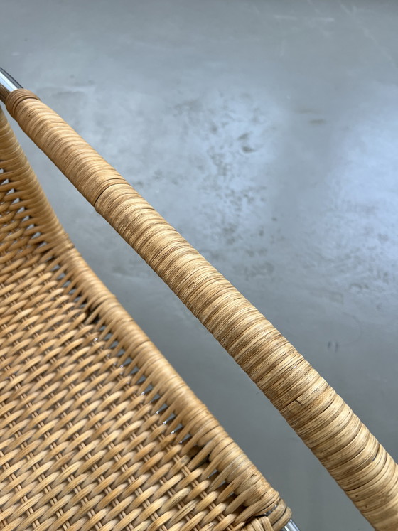 Image 1 of Thonet MR20 armchair Mies van der Rohe wickerwork 1960s S533 Bauhaus design