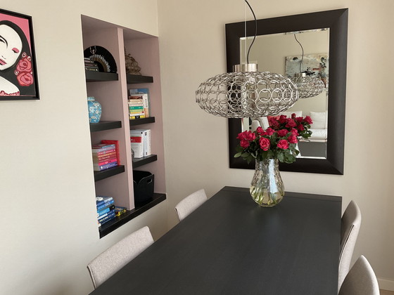 Image 1 of Terzani G.R.A. Design pendant lamp oval nickel