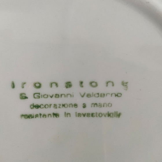 Image 1 of Set of 6 Vintage plates by Giovanni Valdarno for Ironstone