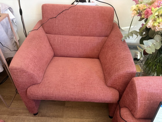 Image 1 of Montel (Mondi) bank/fauteuil/ voetenbank (kleur:Blush)