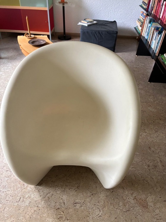 Image 1 of Ron Arad Morpho Sessel – Original – Weiß/Orange – Designklassiker