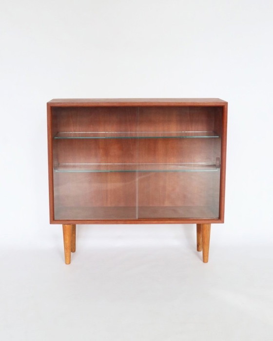 Image 1 of Libreria vintage in teak, vetrina, mobili retrò