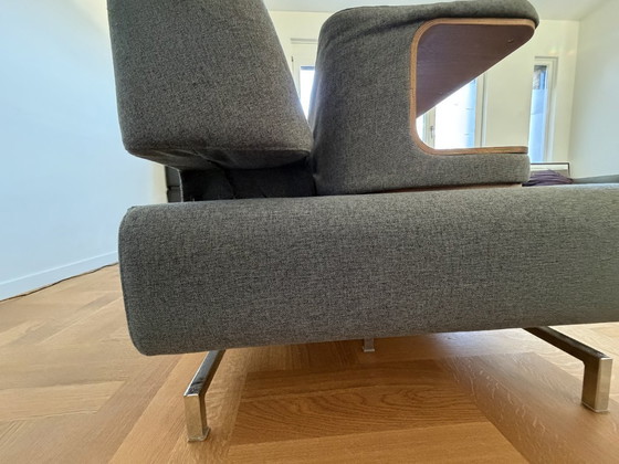 Jonas Ihreborn "Satellite" Sofa - restoration project / re-upholstery – 3-5 seaters, Wood, Chrome (photo 4 of 14)