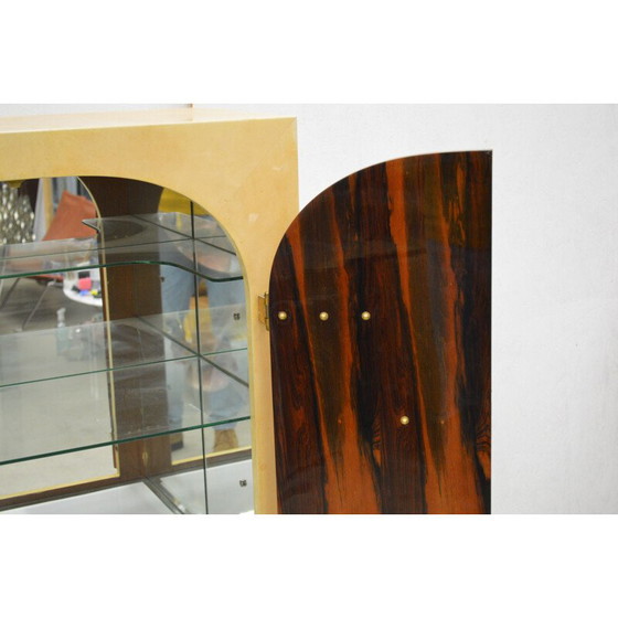 Image 1 of Rosewood vintage bar cabinet by Aldo Tura, Italy 1960s