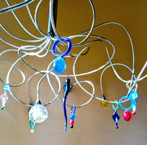 Image 1 of Harco Loor Design Lamp Strawberry Sweet 12 Murano Bolletjes